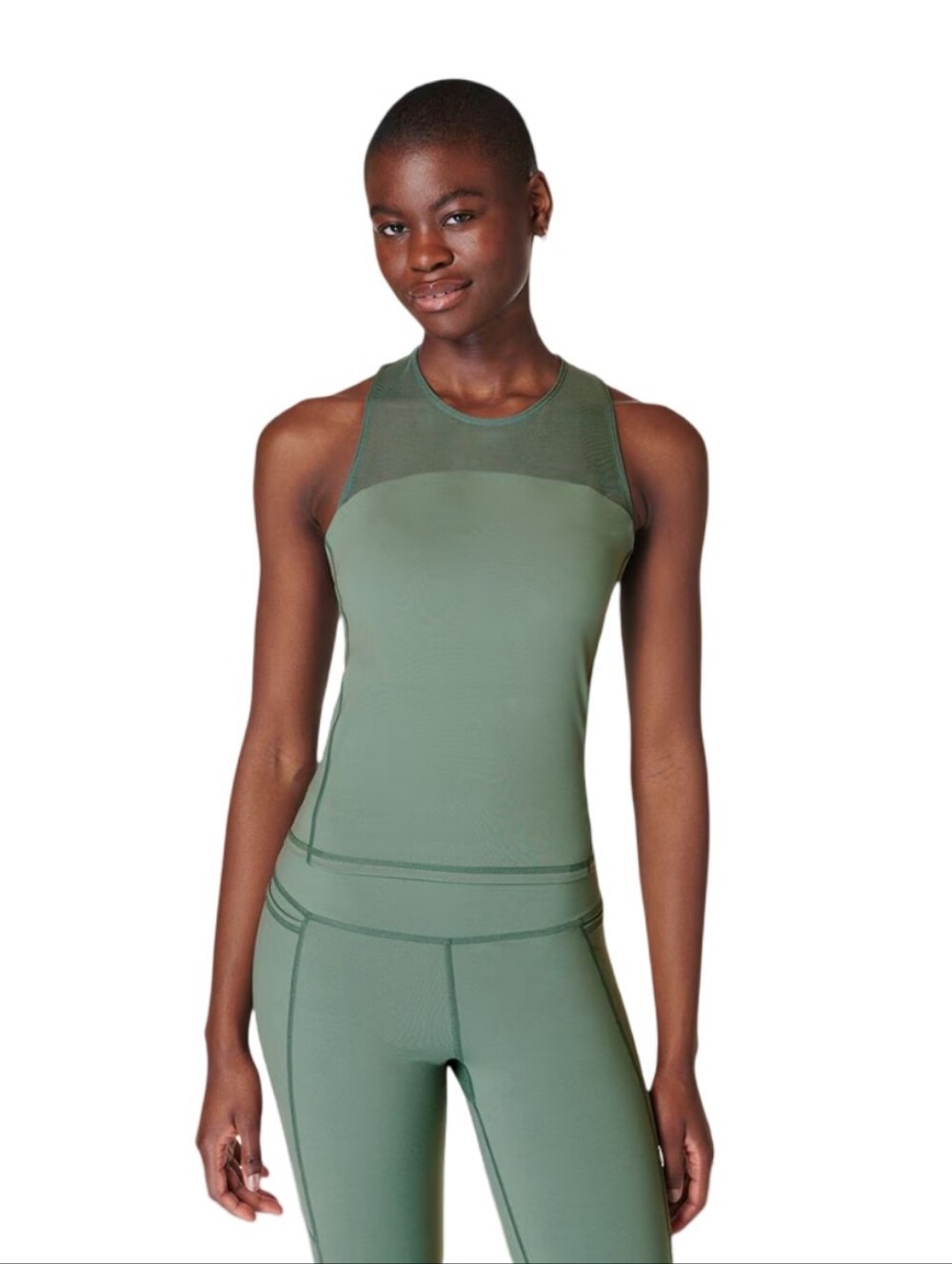 Sweaty Betty Mesh Crossback Power Illusion Tank Size Small